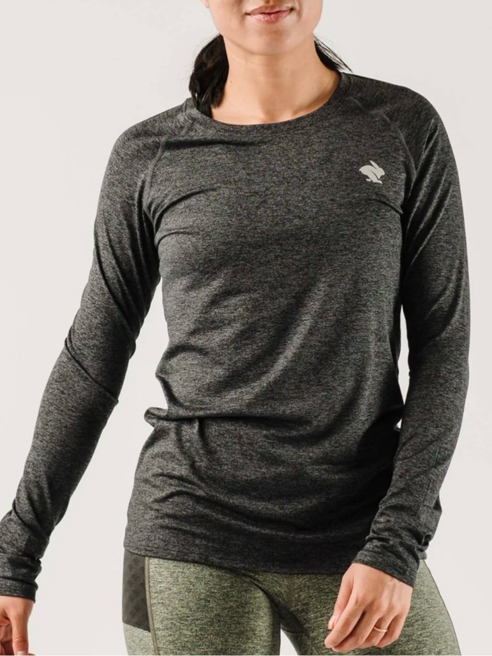 Rabbit EZ Long Sleeve Tee Size Small Gray